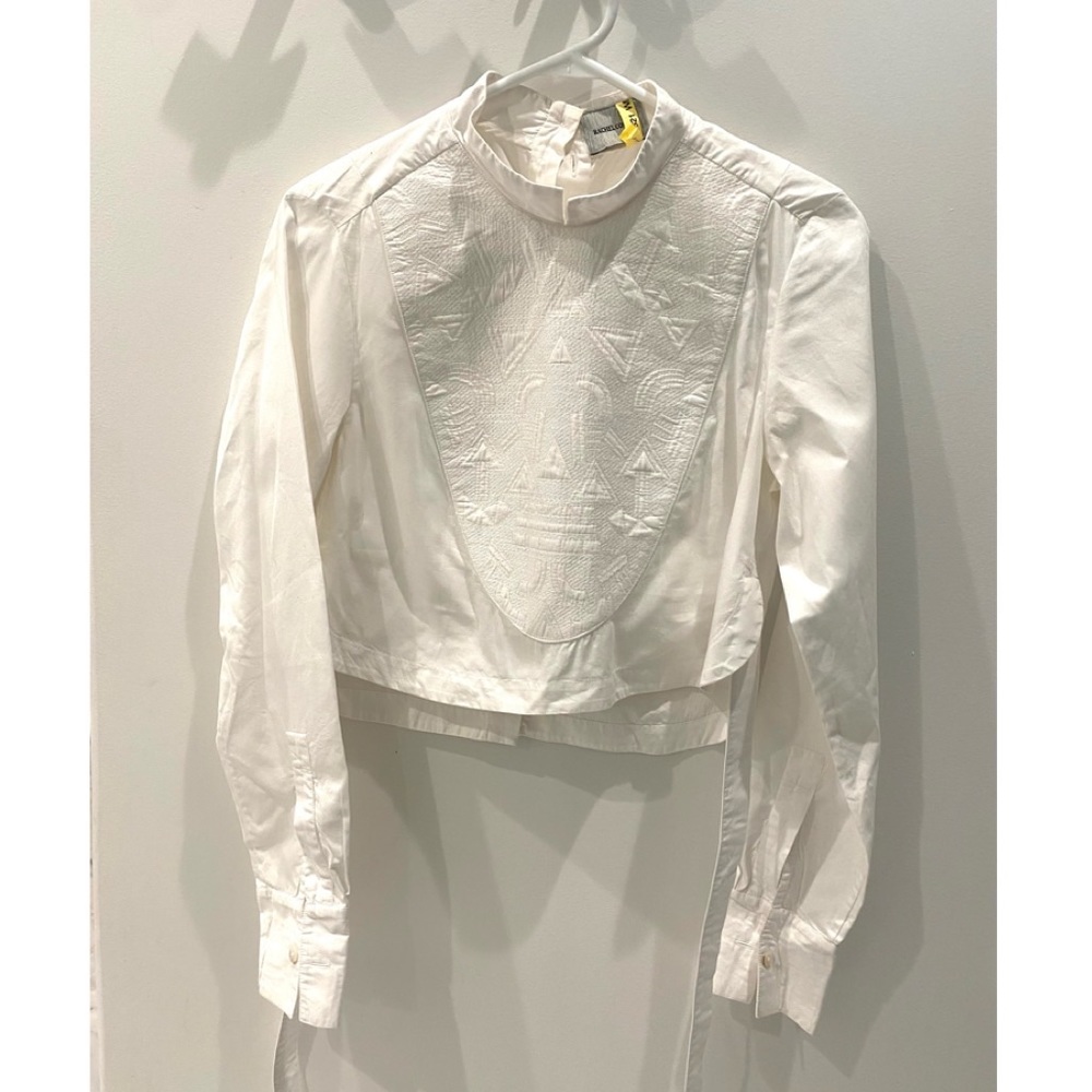 Rachel Comey cropped western-style blouse